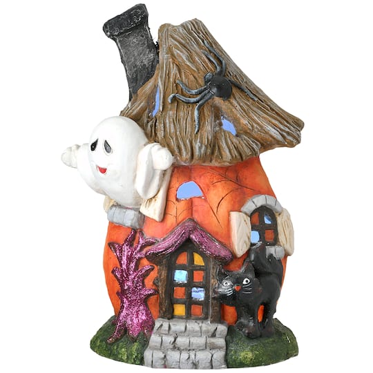 18" LED Pumpkin Haunted House